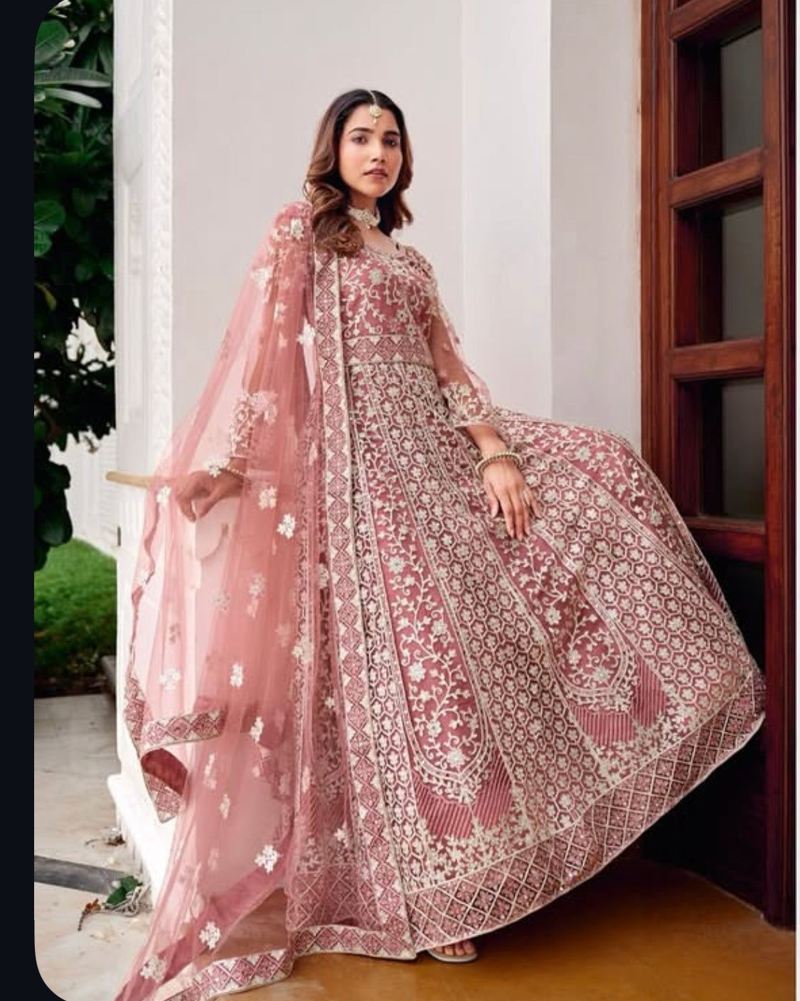 Matrut |  Saiyaara Nude Pink Gown