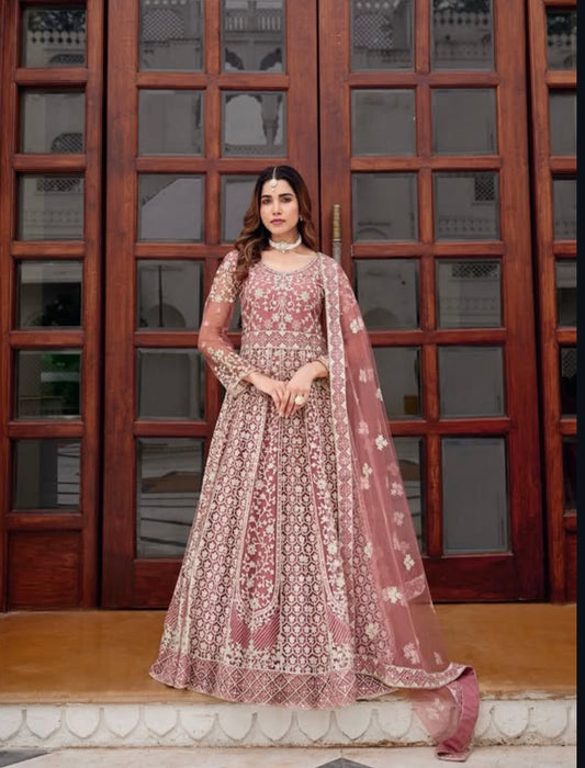 Matrut |  Saiyaara Nude Pink Gown