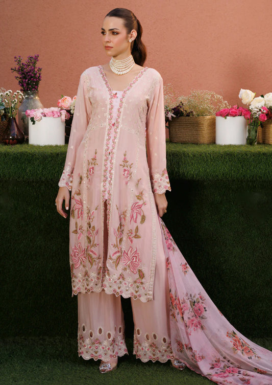 Matrut  | Mizaaz Light Pink Palazzo Suit