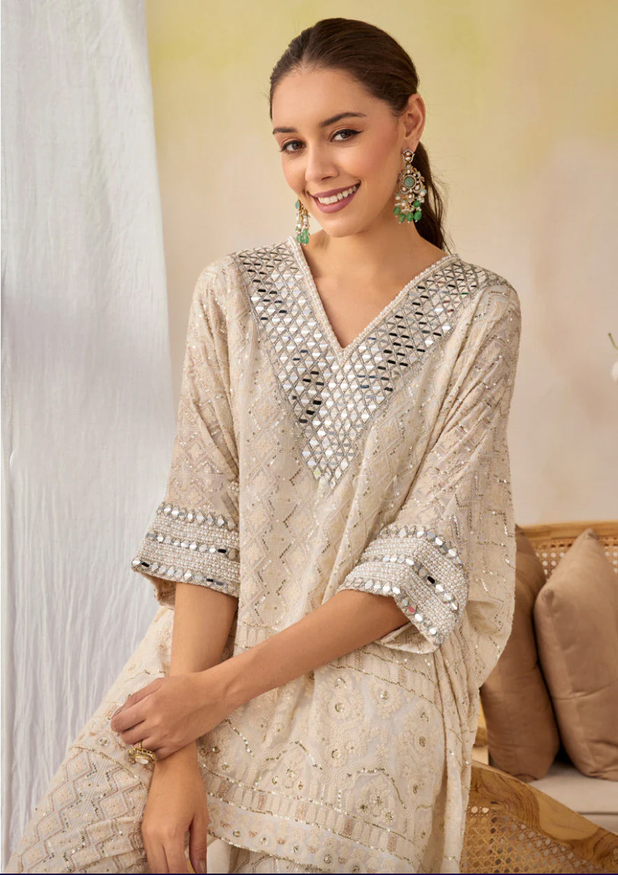 Matrut  |  Kasha Edge Beige Co-ord Set