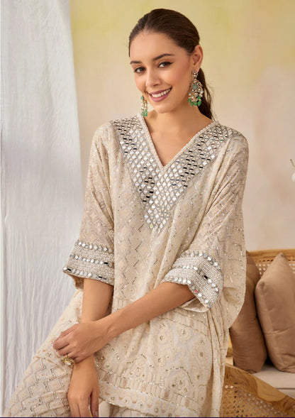 Matrut  |  Kasha Edge Beige Co-ord Set