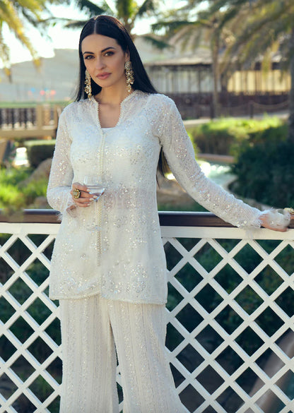 Matrut  |  Kasha Edge White Co-ord Set