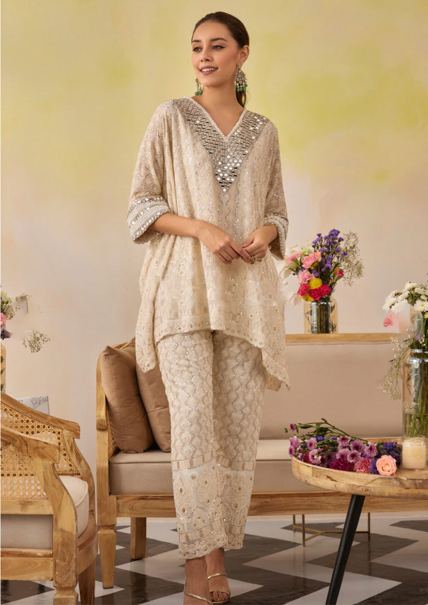 Matrut  |  Kasha Edge Beige Co-ord Set