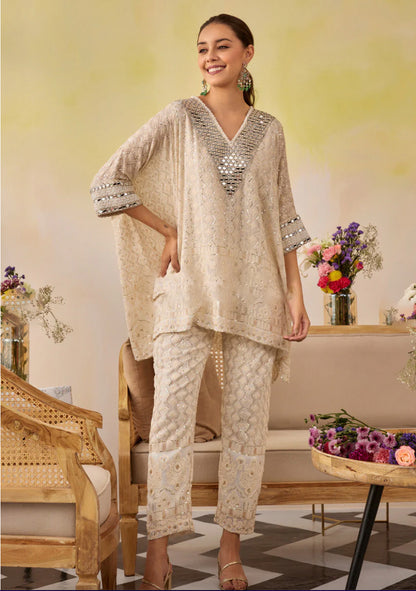 Matrut  |  Kasha Edge Beige Co-ord Set