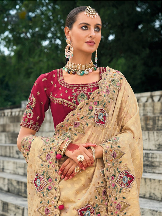 Matrut | Shahi Andaaz Chiku Saree