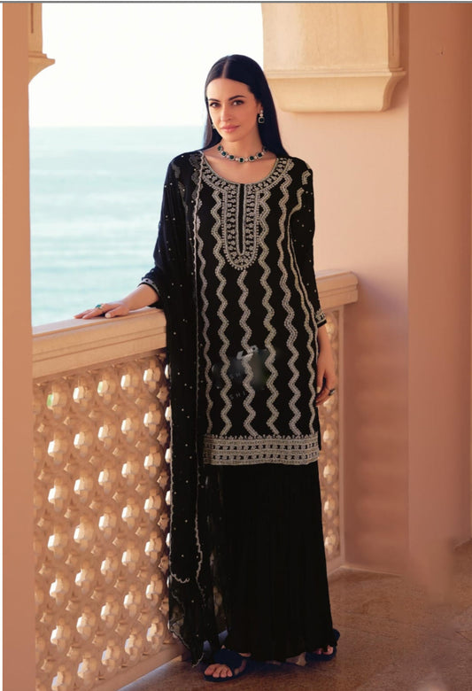 Matrut  | Mamacita Black Palazzo Suit