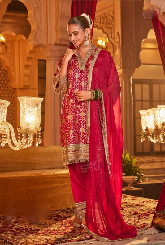 Matrut  | Mamacita Red Palazzo Suit