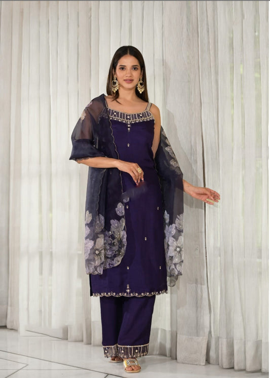 Matrut  | Mamacita Navy Blue Straight Suit