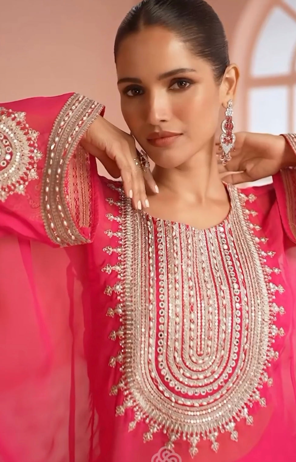 Matrut | Myra Rani Pink Trio Set