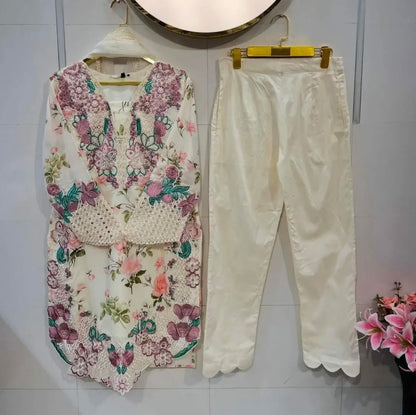 Matrut | Fiesta White Short Suit