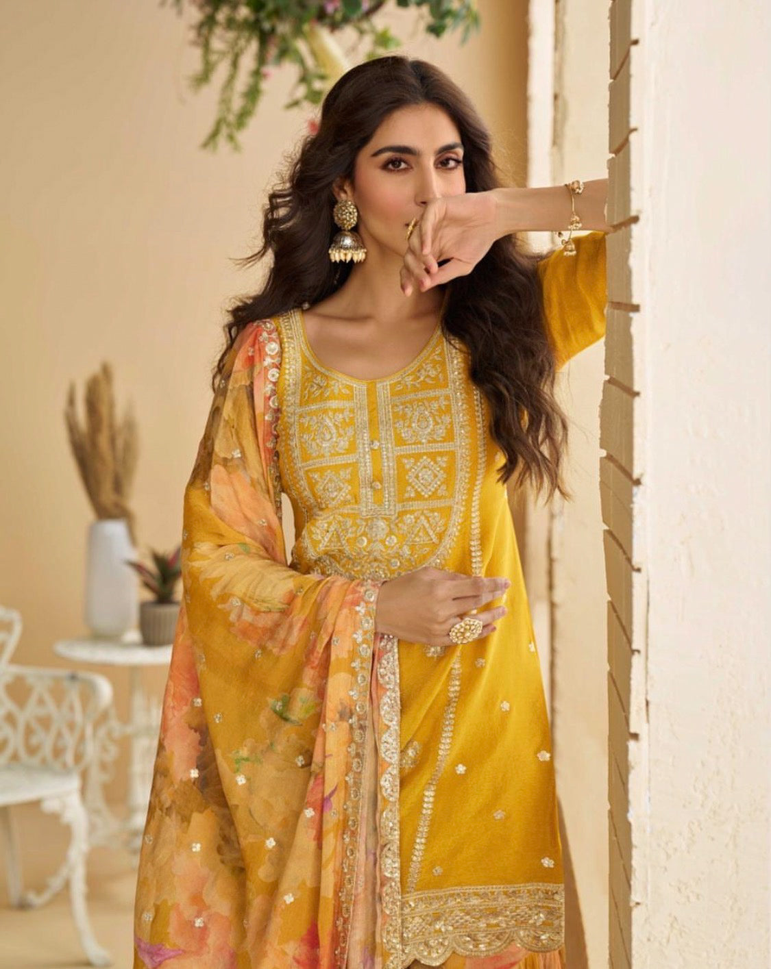 Gulabo Yellow Sharara Suit