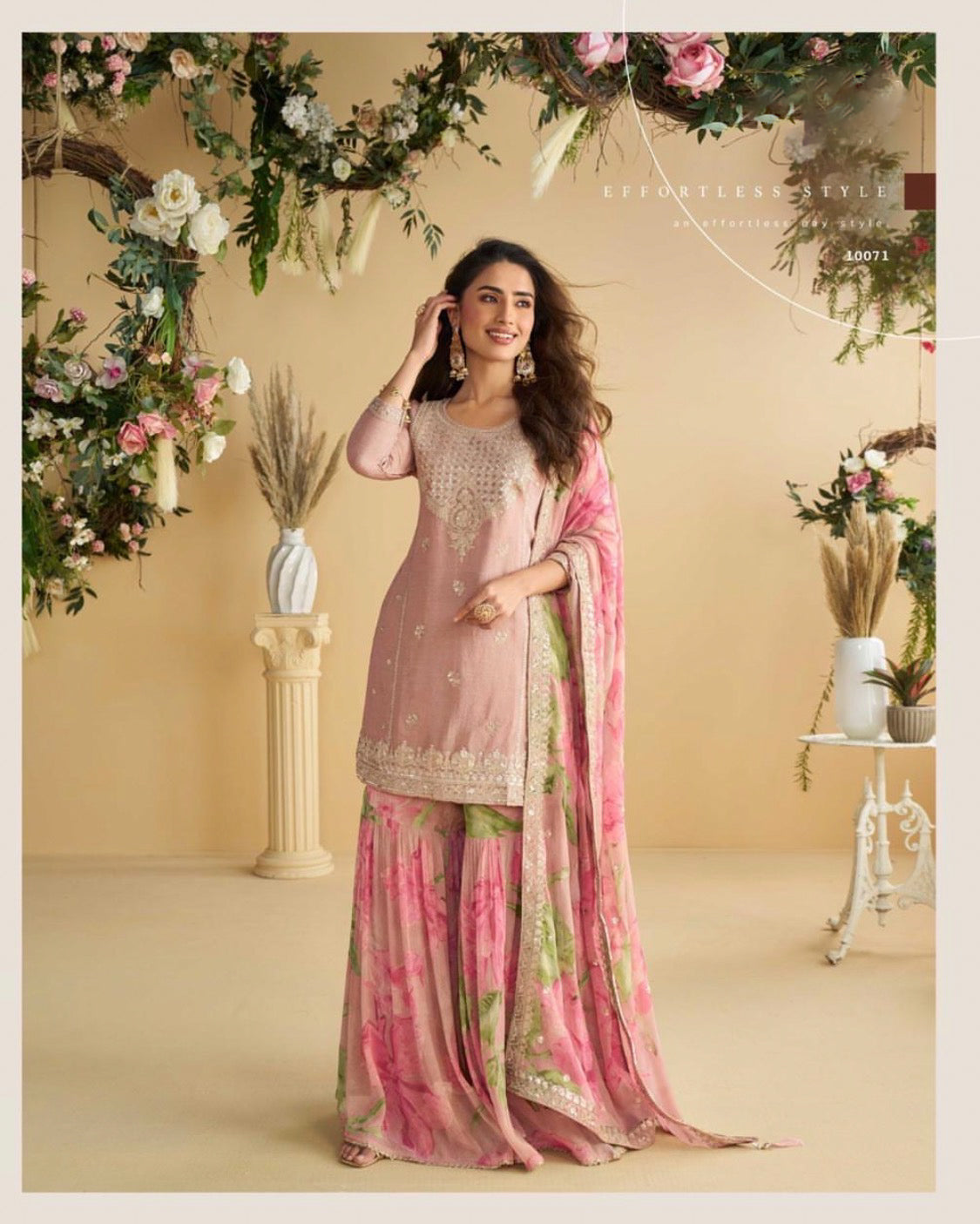 Gulabo Pink Sharara Suit