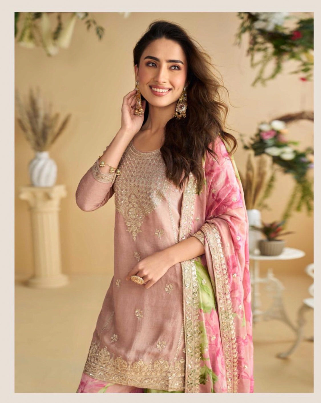 Gulabo Pink Sharara Suit