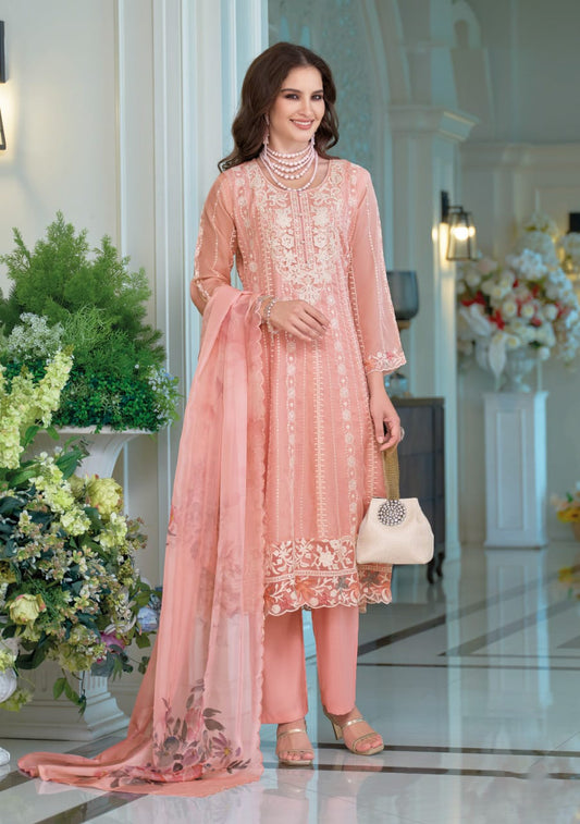 Matrut  | Suhana Pink A-line Suit
