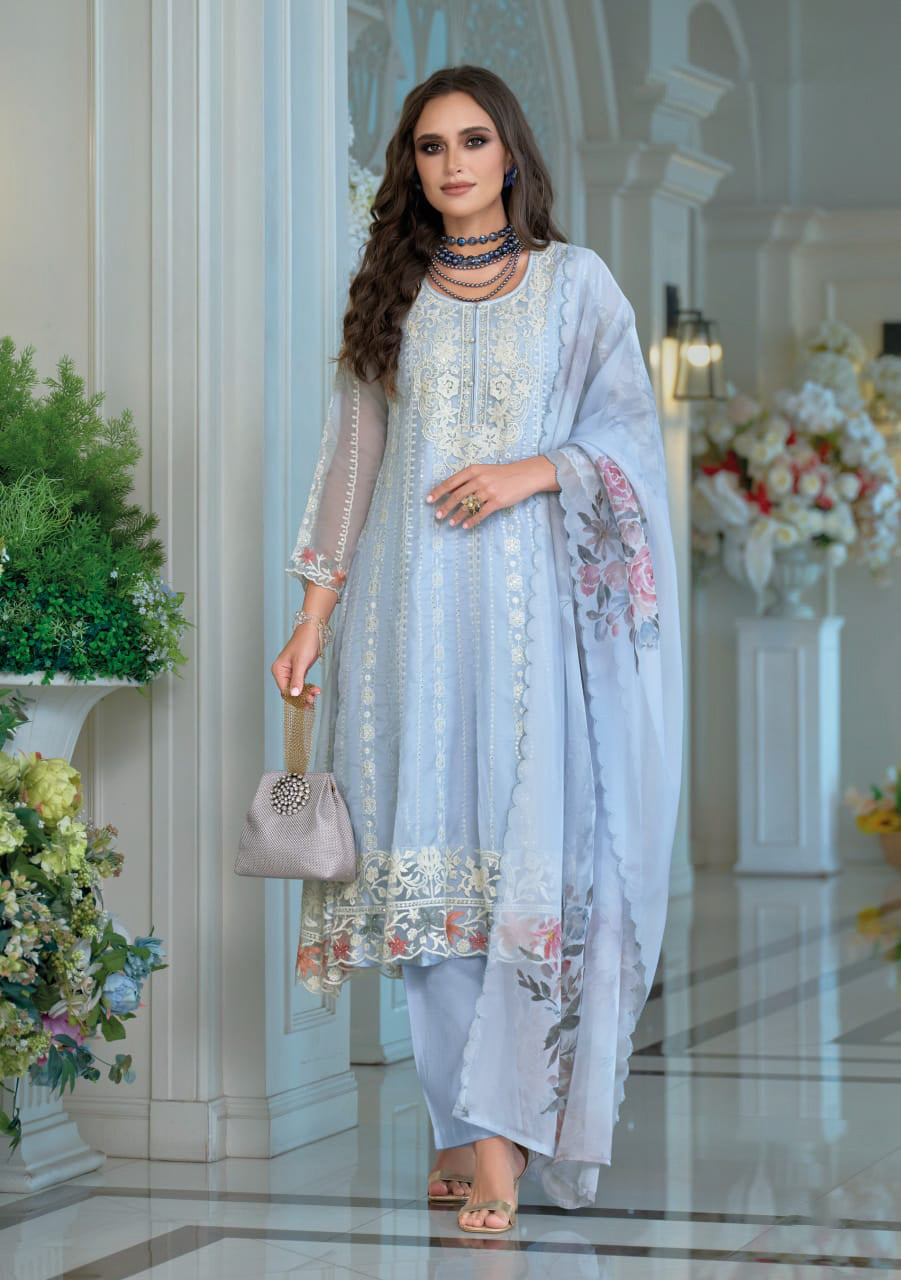 Matrut  | Suhana Lilac A-line Suit