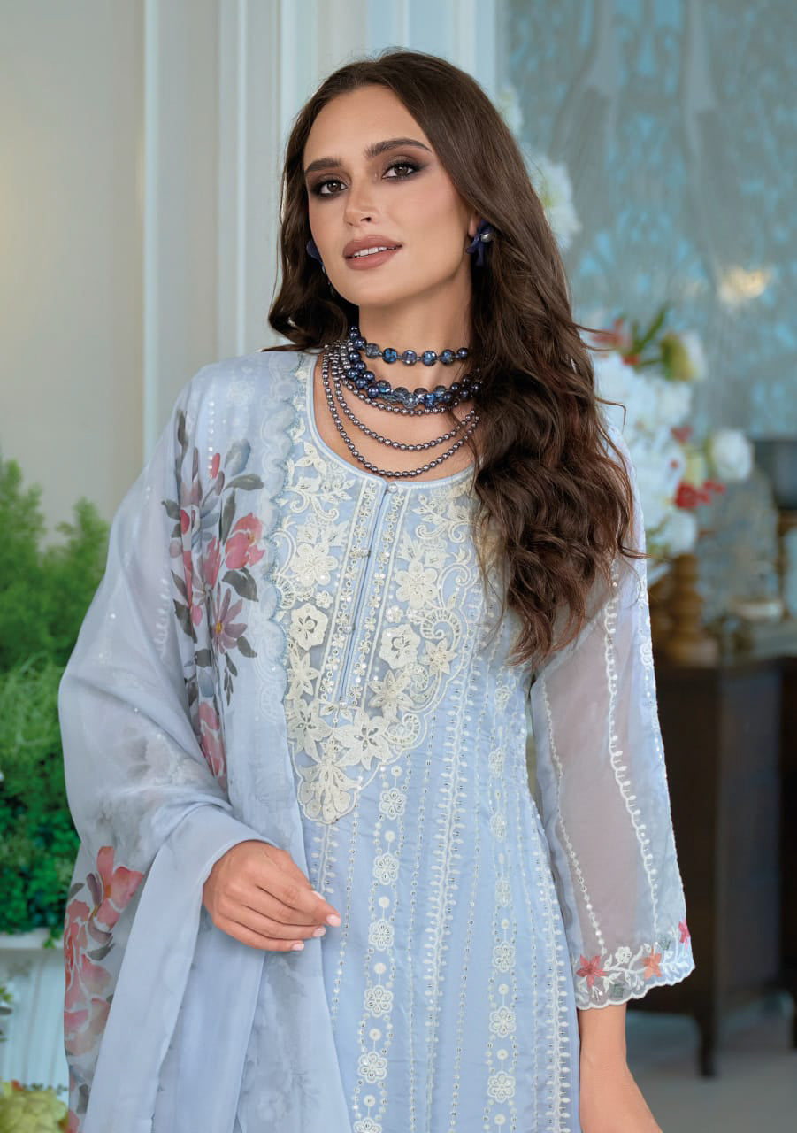 Matrut  | Suhana Lilac A-line Suit