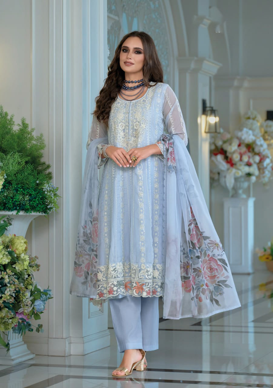 Matrut  | Suhana Lilac A-line Suit