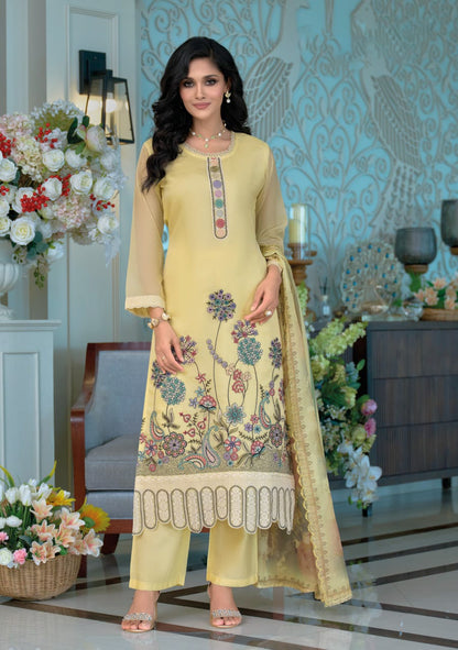 Matrut  | Larisa Yellow Straight Suit