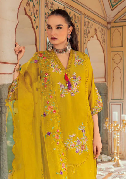 Aastha Mustard Straight Suit