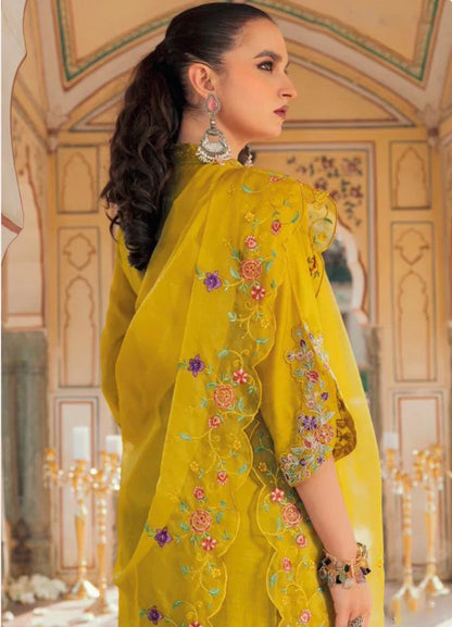 Aastha Mustard Straight Suit