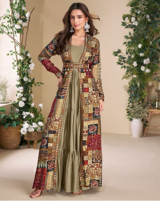 Matrut  |  Janvi Olive Multicolor Trio Set