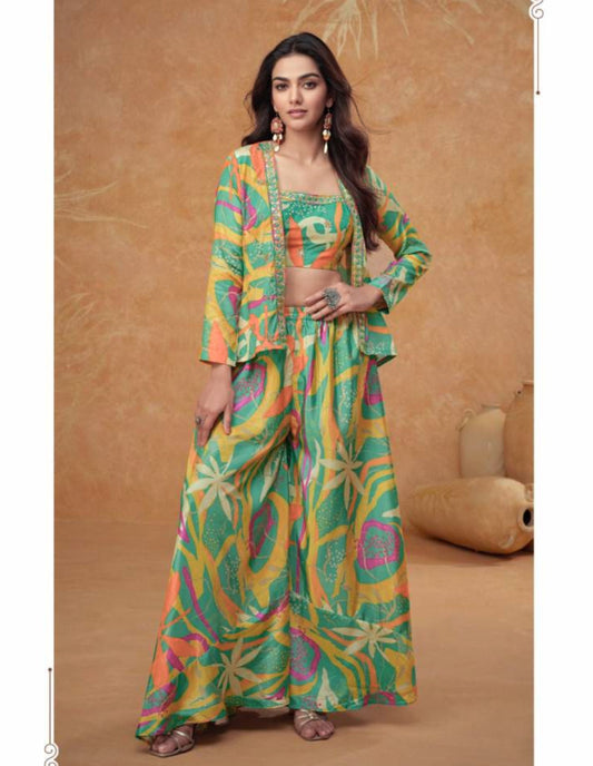 Matrut  |  Kiera Mint Green Graffiti Trio Set
