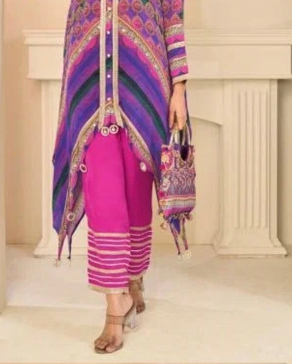 Palette Play Purple Co-ord Set [with Handbag]
