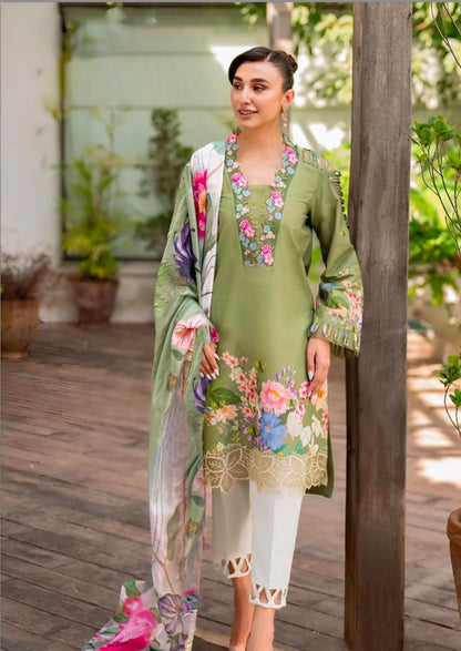 Matrut  | Livasa Olive Green Short Suit