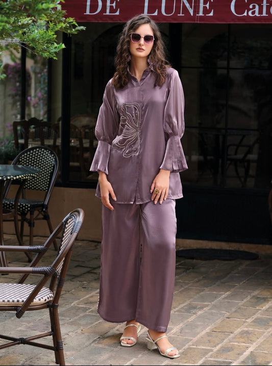 Matrut  | Seasy Purple Co-ord Set