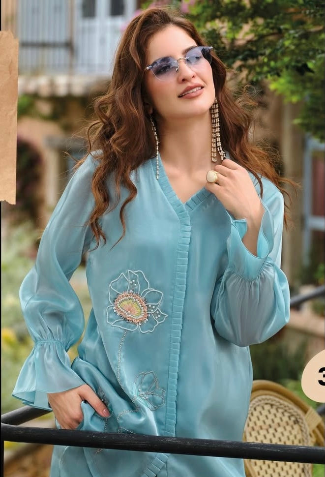 Matrut  | Seasy Sky blue Co-ord Set