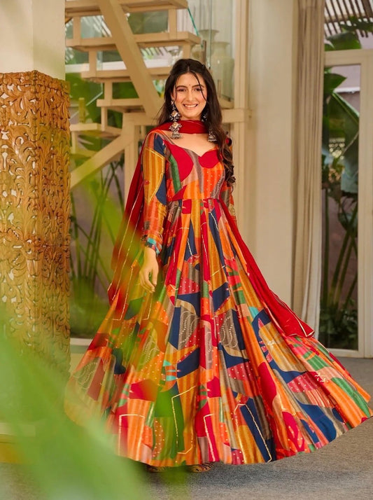 Ranjini Red Gown