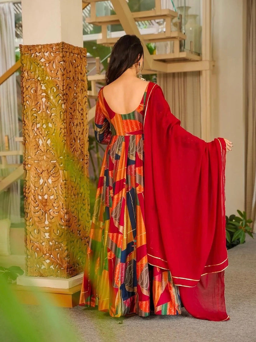 Ranjini Red Gown