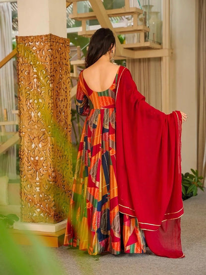 Ranjini Red Gown
