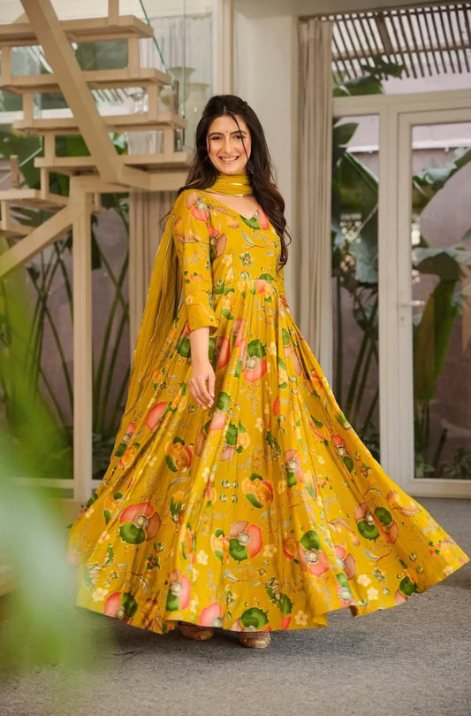 Ranjini Yellow Gown