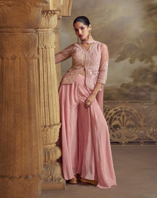 Matrut | Zeenat Baby Pink Trio Set