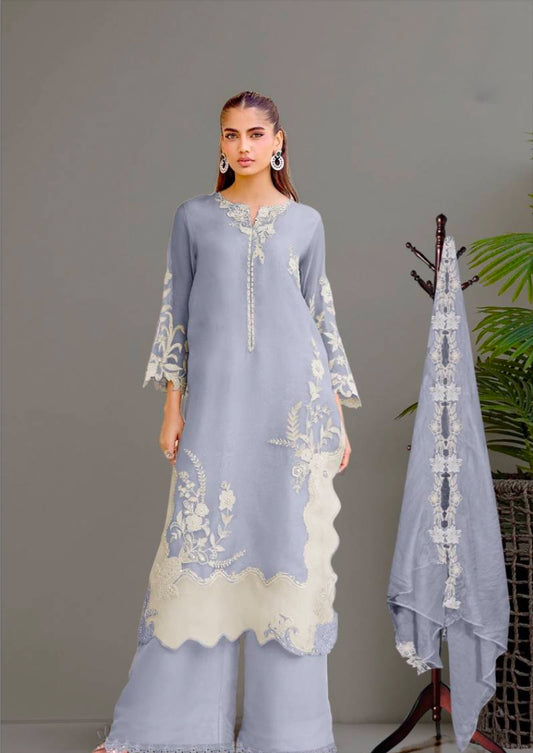 Matrut | Wave Sky Blue Straight Suit