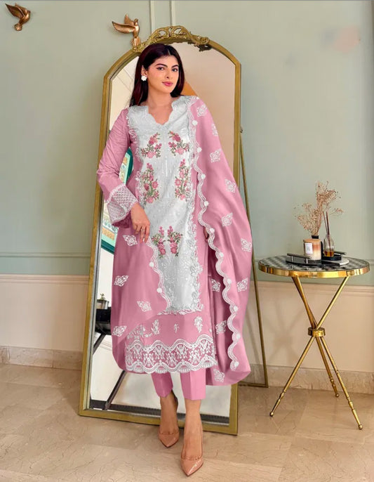Matrut | Ripples Mauve Straight Suit