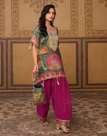 Kalakriti Green Co-ord Set