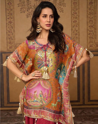 Kalakriti Orange Co-ord Set