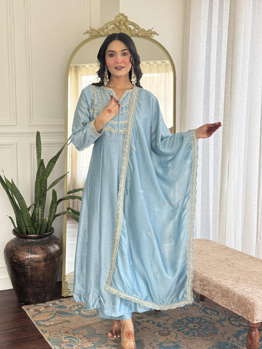 Matrut  | Magica Livid Anarkali Suit