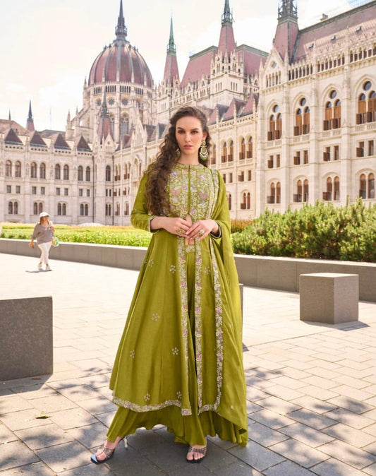 Matrut | Nargis Green Trio Set