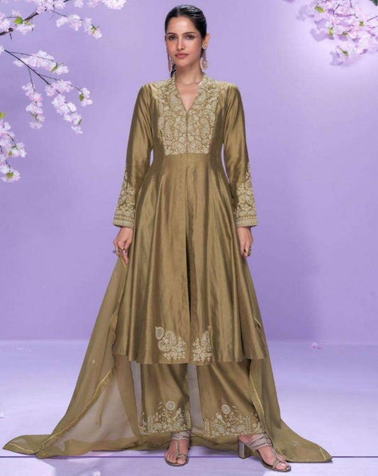 Matrut  | Mausam Golden A-line Suit