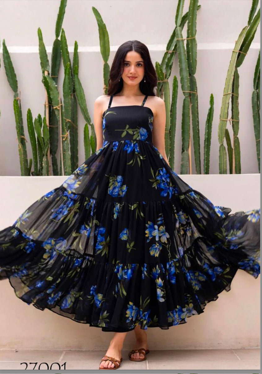 Matrut  | Soft Rise Black Dress