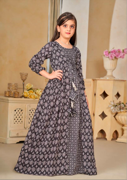 Matrut | Jenny Grey Indo-western Dress
