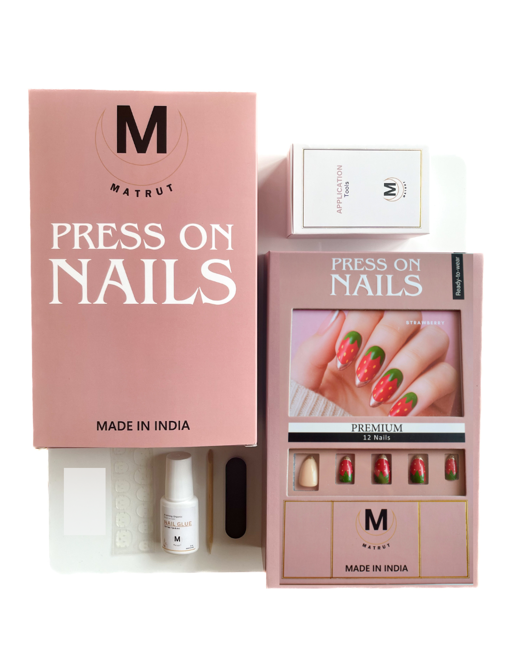 Matrut | Ready-To-Wear Nails - STRAWBERRY