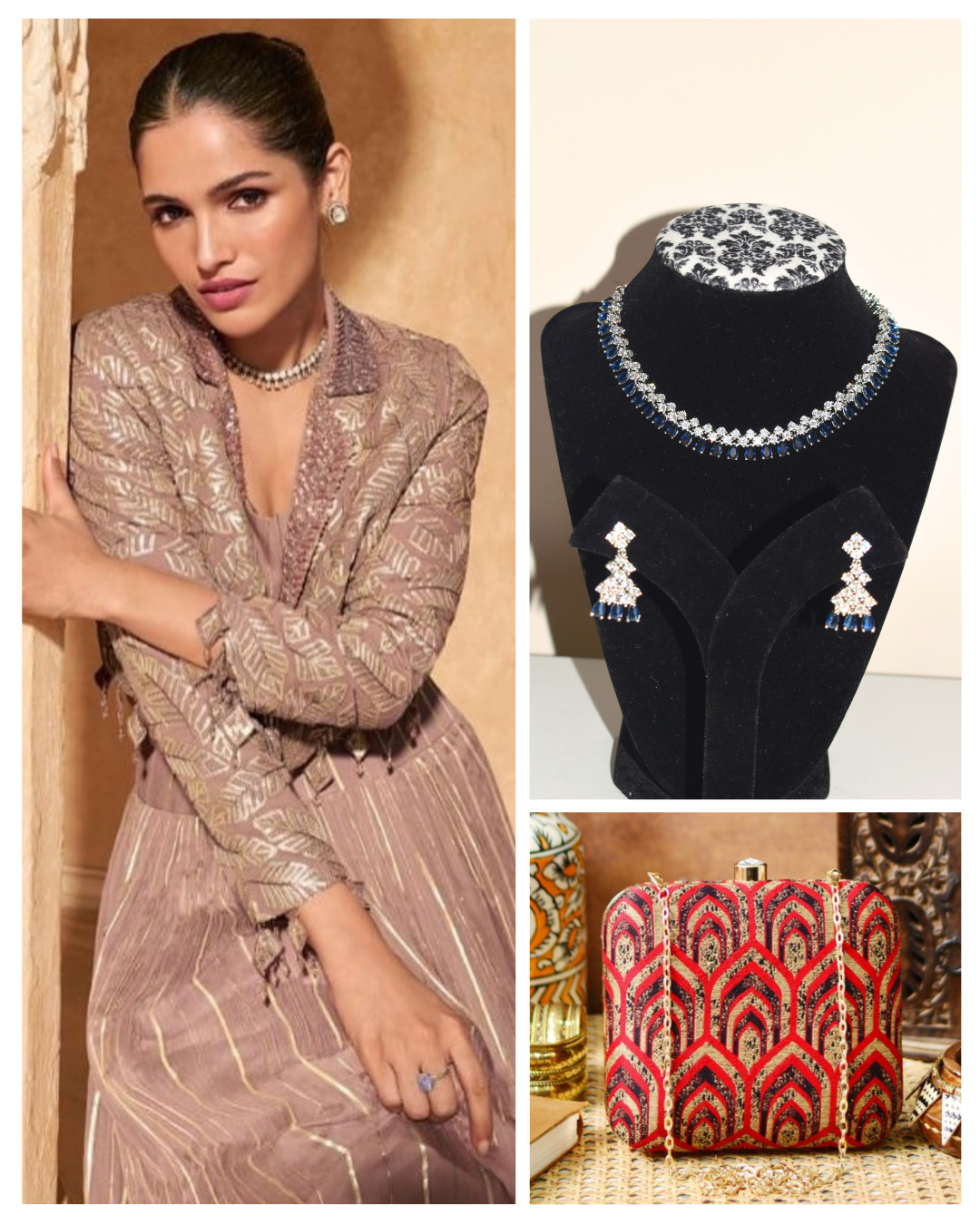 On rent - Matrut  |  Cappucino Bliss Brown Trio Set