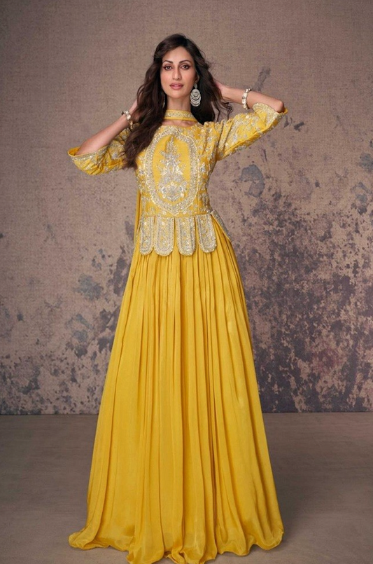 Matrut Opal Majesty Yellow Color Gown