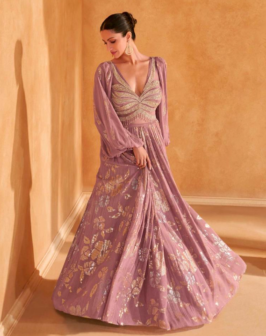 Matrut Legacy of Grace Mauve Gown