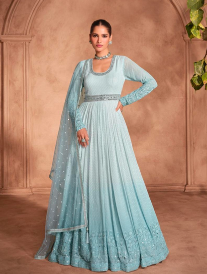 Matrut Gleam & Glam Sky Blue Gown