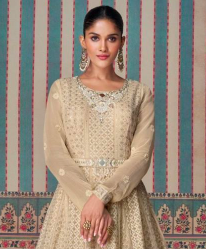 Matrut Opulent Radiance Beige Gown